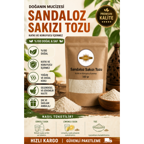 Sandaloz Sakızı Tozu 100 Gr